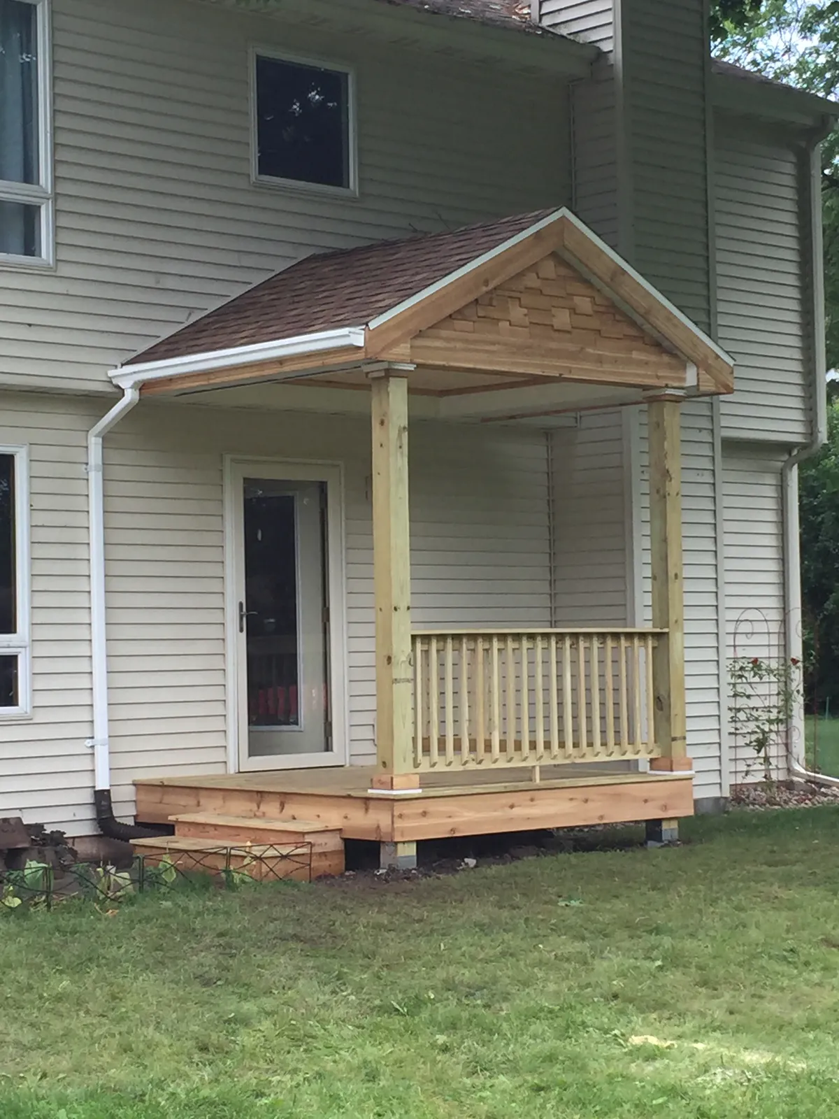 Custom Wood Porch — Oshkosh, WI