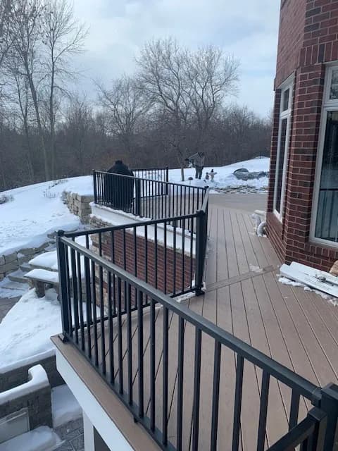 Custom AZEK Deck — Kaukauna, WI