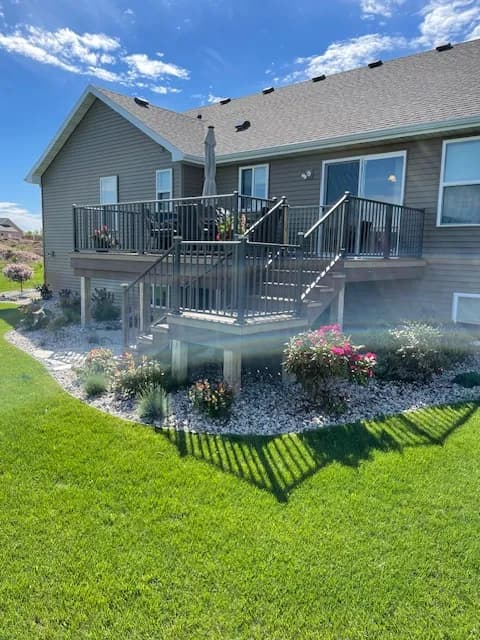Multi-Level with Powder-Coated Railings — Greenville, WI
