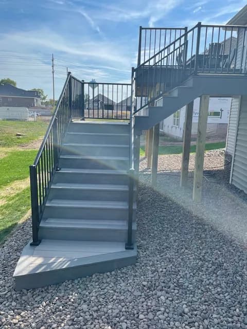 Custom Deck Stairs — Kimberly, WI