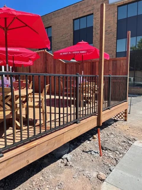 Hybrid Wood Deck — Menasha, WI
